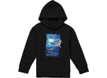 Alla Ricerca Di Nemo - Felpa Con Cappuccio "I Pesci Sono Amici"" Per Bambini TV22661 (128) (Nero)"