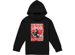 Coco - Felpa Con Cappuccio "Un Poco Loco"" Per Bambini TV22685 (128) (Nero)"