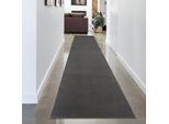 Tappeto Moderno Antracite, Morbido E Vellutato, Facile Da Pulire, Per Una Vita Elegante Dimensioni - 80 X 300 Cm