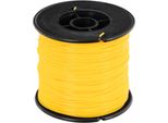 Corda Per Muratori Kadax 100 M X 1 Mm, Corda Per Edilizia In Poliammide Antistrappo, Corda Per Pavimentazione, Filo A Piombo Su Bobina, Filo A Piombo, Corda Per Pavimentazione (Giallo)