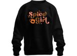 Spice Girl Pumpkin Spice Latte Pumpkin Latte Autumn Pumpkin Retro Felpa Unisex Pullover, Nero, 3XL