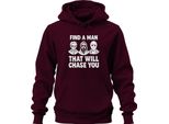 Trova Un Uomo Che Ti Insegua Horror Masken Jason Ghostface Unisex Felpa Con Cappuccio Kapuzenpullover, Borgogna, Xl