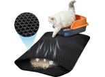 Tappeto A Doppio Strato Per Gatti Impermeabile E Antiscivolo 60 × 45 Cm