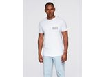 T-Shirt Ombre Con Stampa Bianca Xl