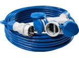 Cavo Di Prolunga Triplo 25M 250V 16A Schuko 3×2P+Z H07BQ-F 3×2,5 Mm² IP44