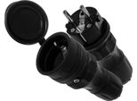 Set Di Connessione Con Spina WT-54 E Giunto GN-44 250V Schuko Nero