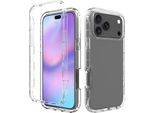 Custodia Iphone 17 Pro Max, Custodia Protettiva Ibrida Trasparente Posteriore In Tpu Antiurto Per Iphone 17 Pro Max Clear