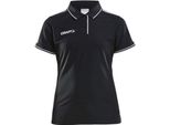 Craft Pro Control Poloshirt W Nero/Bianco Xs