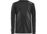 Craft Rush Ls Tee Jr Nero 122/128