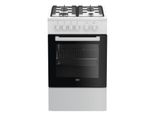 Beko FSS52020DW Küchenherd Freistehender Herd Elektro Gaskochfeld Weiß A