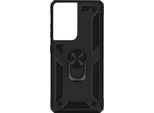Avizar, Custodia Ibrida Per Cellulare Con Supporto Ad Anello Per Samsung Galaxy S21 Ultra, Nero