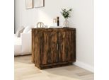Credenza In Rovere Fumé 80X40X75 Cm Materiale A Base Di Legno