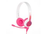 Buddyphones Cuffie Cablate Per Bambini Scuola+ (Rosa)