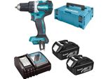 Makita 18V 54/30Nm 2X3.0Ah Li-Ion Brushless Drill/Driver Makpac Case Ddf484Rfj
