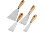 Spatola Da Pittore, 4 Pezzi Con Manico In Legno
