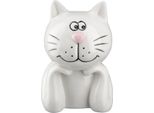 Gilde Spardose, Katze, "Mietze"", Porzellan, Weiß, , L. 13,8 Cm, B. 13 Cm, H. 18 Cm 32112"