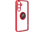 Avizar, Custodia Per Cellulare Con Supporto Per Anello Samsung Galaxy A55, Rosso