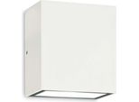 Applique Moderna Argo Metallo Bianco Led 10W 3000K Luce Calda