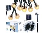 Vilde Ghirlanda Led Da Giardino Luci Da Giardino Lampade Solari Catena Led Da Giardino 10 M 100 Pz.