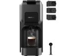 Macchina Per Caffè Espresso A Capsule Cecotec Freestyle Compact Nero. 1350W, 20 Bar, Adatta Per Caffè Macinato, Dolce Gusto, Nespresso E K-Fee, Serbatoio Estraibile Da 800Ml, Spegnimento Automatico.
