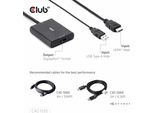 Club 3D CAC-1335 Adattatore Club3D Hdmi + Microusb > Dp 4K120Hz Attivo St/Bu Al Dettaglio