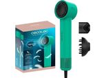 Cecotec Ionicare Rockstar Style Asciuga Capelli 1500 W Nero, Verde