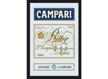 Campari Bitter - Specchio Stampato 20X30 Cm In Cornice Di Plastica