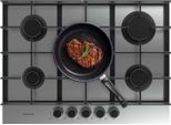 Piano Cottura A Gas Cecotec 5 Fuochi Bolero Squad G 5400F Inox, 10,4Kw, Acciaio Inox, Griglie In Ghisa, Bruciatore Wok