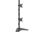 Equip Tischfuß 17"-32""/2TFT Je 9Kg 360° Schwarz Retail (650128)"