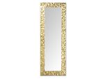 Mo.Wa Specchio Da Parete Specchio Da Corridoio Specchio Foglia D'oro 52X147 Specchio Da Braccio Cornice In Legno Oro Specchio A Figura Intera Cornice In Legno Specchio Da Pavimento Specchio Da Ingresso