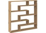 Syfax™ Scaffale Cubo Parete 7 Scomparti Truciolato Rovere Artigianale