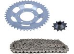 Set Di Catene 3 Pezzi Argento 11/43 Denti Per ZüNdapp Super Combinette Tipo 510-101 / Super Combinette Tipo 517-10L0