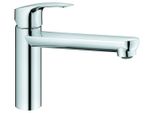 Grohe KüChenarmatur Eurosmart 101233 Niederdruck Mittelhoher Auslauf Chrom, 1012330000 1012330000
