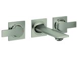 Grohe 3-Loch-Waschtisch-Wandbatterie Allure 20189_2 FüR 29025 Ausl. 150Mm Satin Steel, 20189MS2 20189MS2