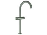 Grohe Waschtischarmatur Atrio Private C. 21142 Xl-Size KnopfbetäT. Satin Steel, 21142MS0 21142MS0