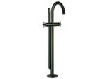 Grohe 2-Griff-Wannenbatterie Atrio 25272 Bodenm. Kreuz-Griff Satin Graphite, 25272MG0 25272MG0