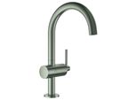 Grohe Einhand-Waschtischbatterie Atrio 24362 L-Size Satin Steel, 24362MS0 24362MS0
