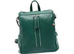 Zaino Florence City Con Zip In Pelle Turchese ORF100T