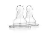 Tettarella In Silicone Dr Brown's Confezione Da 2 Tettarelle Per Biberon Standard Da 0 Mesi