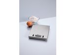 Bilancia Da Cucina Clatronic In Acciaio Inox Kw 3367 In Acciaio Inox | Bilancia Da Cucina Digitale Extra Piatta | Spegnimento Automatico | Campo Di Misura Fino A 5 Kg; Graduazione Di 1 G