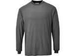 Portwest - Maglietta Antistatica A Maniche Lunghe Da Uomo PW586 (L) (Grigio)