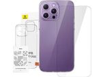 Clear Case Baseus Iphone 14 Pro Max+ Tempered Glass