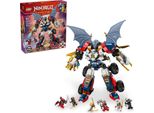 Lego Ninjago 4In1 Zane's Ultra Combined Mech - Giocattolo Con Modello Di Auto - Trasformabile In Jet O Drago - Incl. 6 Minifigure - Giocattolo Da Costruzione Per Ragazzi E Ragazze Dai 9 Anni In Su 71834