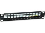Equip 769331 Pannello Patch Equip 12X Cat6A 10" Ftp 1U Montaggio Keystone Nero"