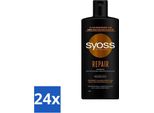 Syoss Repair Shampoo - Shampoo - Erholung - 440 ml - Vorteilspack - 24 Stücke