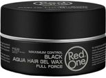 Red One - Cera Per Capelli - Nera - Cera Gel Per Capelli Aqua - Per Un Fissaggio Potente E Brillantezza - 150 Ml - 1 Pezzo