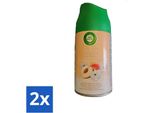 Air Wick - Ricarica Deodorante Per Ambienti - Pesca Bianca - Spray Automatico - 250 Ml - Value Pack - 2 Pezzi