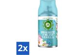 Air Wick - Ricarica Per Deodorante Per Ambienti - Brezza Di Primavera E Vaniglia Dell'isola - Spray Automatico - 250 Ml - Value Pack - 2 Pezzi