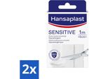 Hansaplast Cerotti Sensibili - Cerotti Per Ferite - Cura Delle Ferite - 1M X 6Cm - Confezione Risparmio - 2 Pezzi