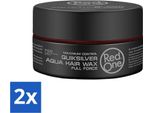 Red One - Cera Per Capelli - Quicksilver - Cera Per Capelli Aqua - Per Una Tenuta E Una Brillantezza Forti - 150 Ml - Confezione Risparmio - 2 Pezzi